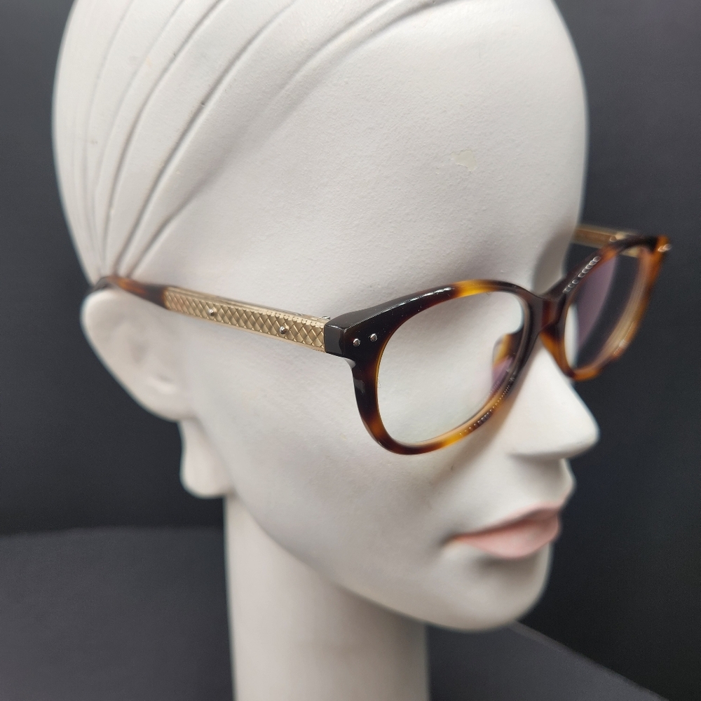 Bottega Veneta eyeglasses women's tortoise BV0129OA frame intrecciato Made Italy